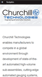 Mobile Screenshot of churchill-tech.com