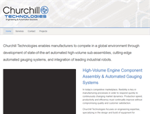 Tablet Screenshot of churchill-tech.com